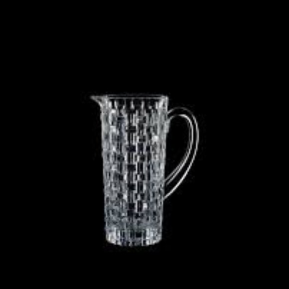 RIEDEL NACHTMANN Basket Weave Bossa Nova Crystal Pitcher Jug New Boxed 42 oz. - Picture 2 of 7